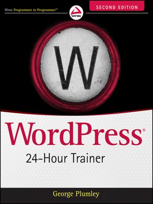 cover image of WordPress 24-Hour Trainer